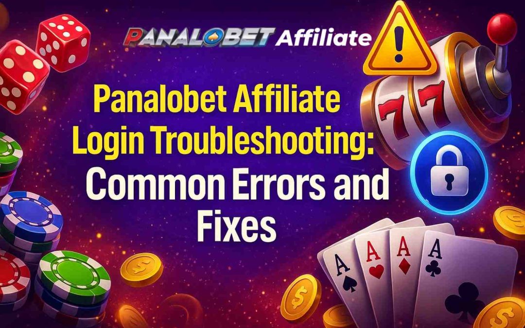 Panalobet Affiliate Login Troubleshooting: Common Errors and Fixes