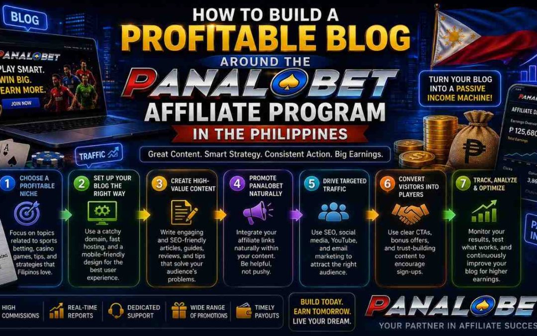 How to Build a Profitable Blog Around the Panalobet Affiliate Program in the Philippines