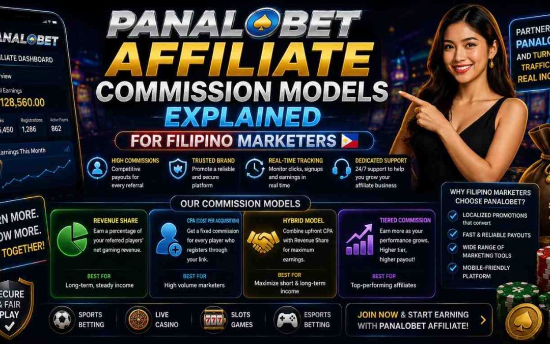 Panalobet Affiliate Commission Models Explained for Filipino Marketers