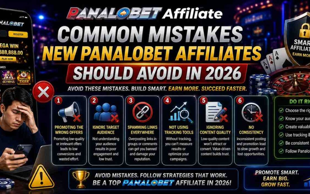 Common Mistakes New Panalobet Affiliates Should Avoid in 2026
