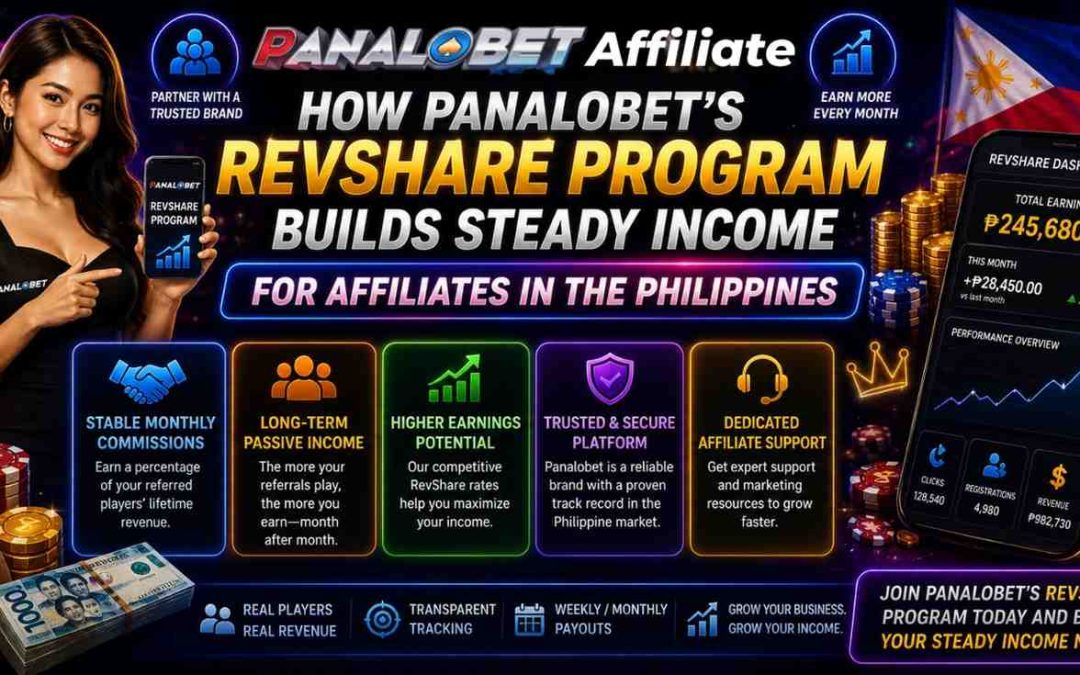 How Panalobet’s RevShare Program Builds Steady Income for Affiliates in the Philippines