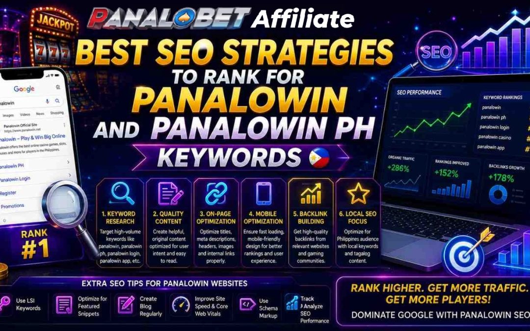 Best SEO Strategies to Rank for Panalowin and Panalowin PH Keywords