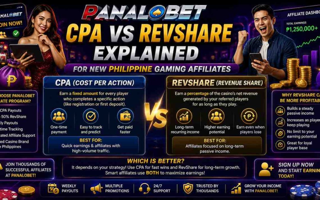 CPA vs RevShare Explained for New Philippine Gaming Affiliates